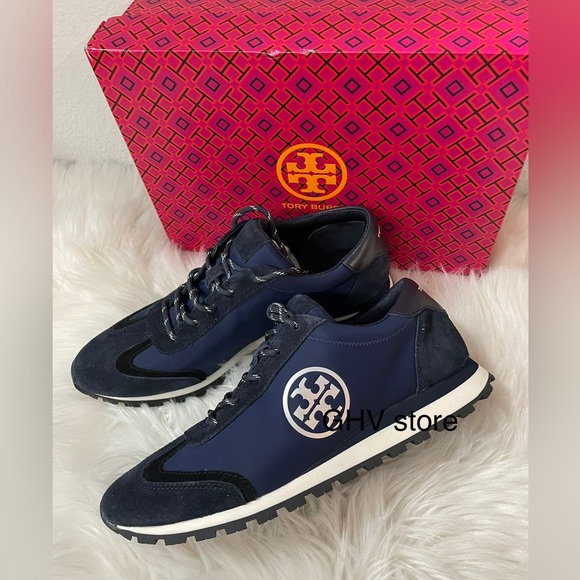 Tory Burch Vintage Nylon Training Sneaker Shoes - Picture 4 of 4